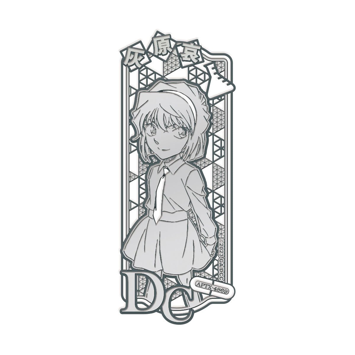 名偵探柯南劇場版 黑鐵的魚影 金屬書籤 小哀 - Microworks ACG