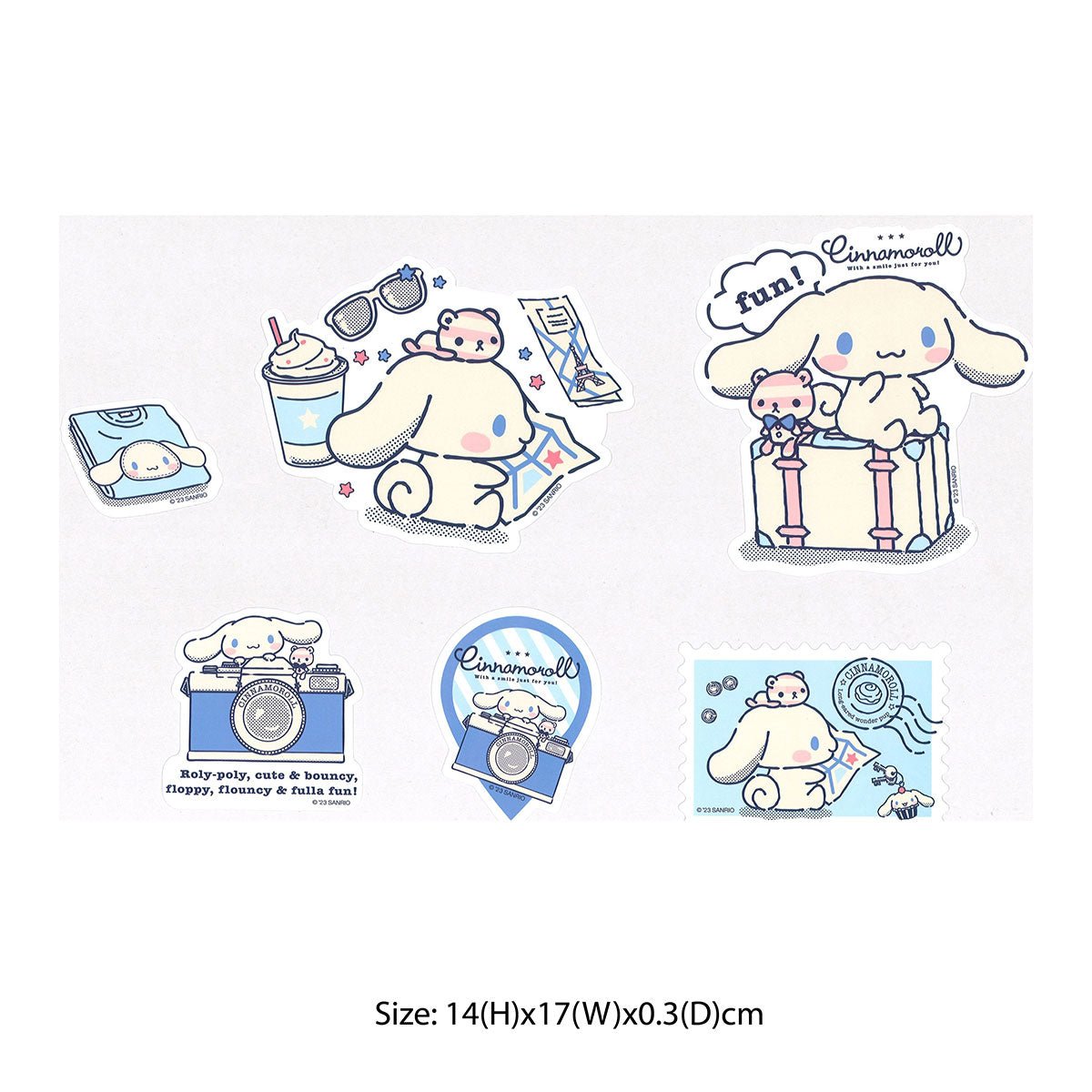 Cinnamoroll 玉桂狗 貼紙套裝 - Microworks ACG