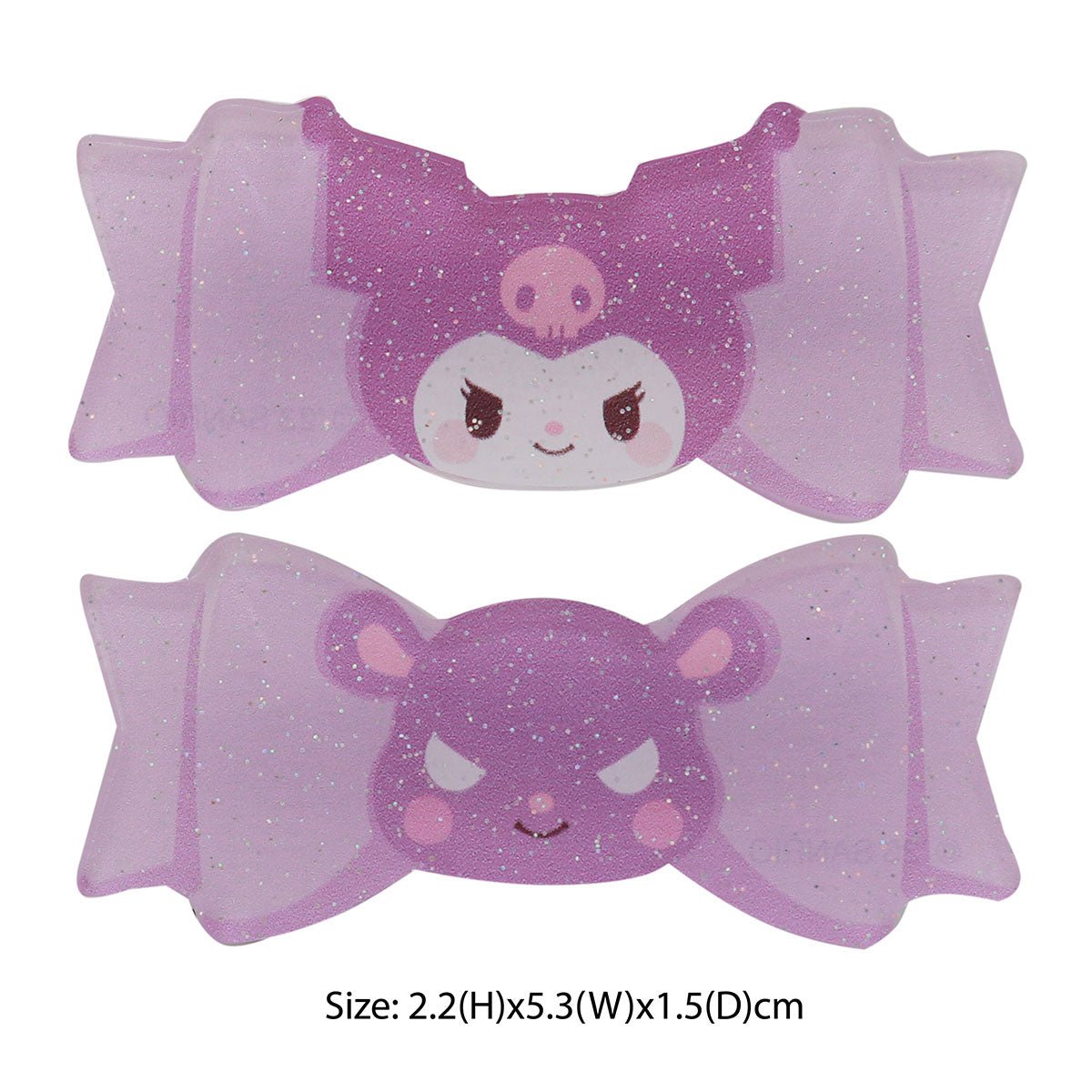 Kuromi 頭型公仔頭夾 - Microworks ACG