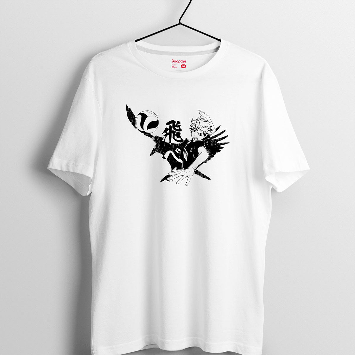 排球少年 T-shirt 翱翔吧！ 日向翔陽 (白色) 服裝 Microworks Online Store