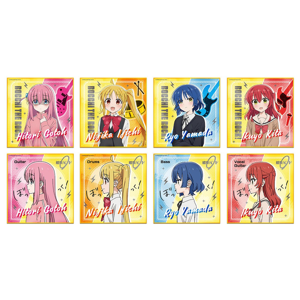 孤獨搖滾！冷燙色紙 8款隨機 - Microworks ACG