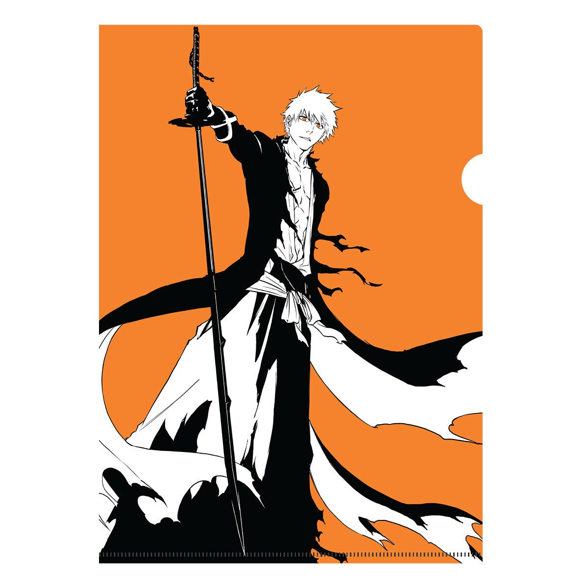 BLEACH死神 A4文件夾 一護橙色 - Microworks ACG