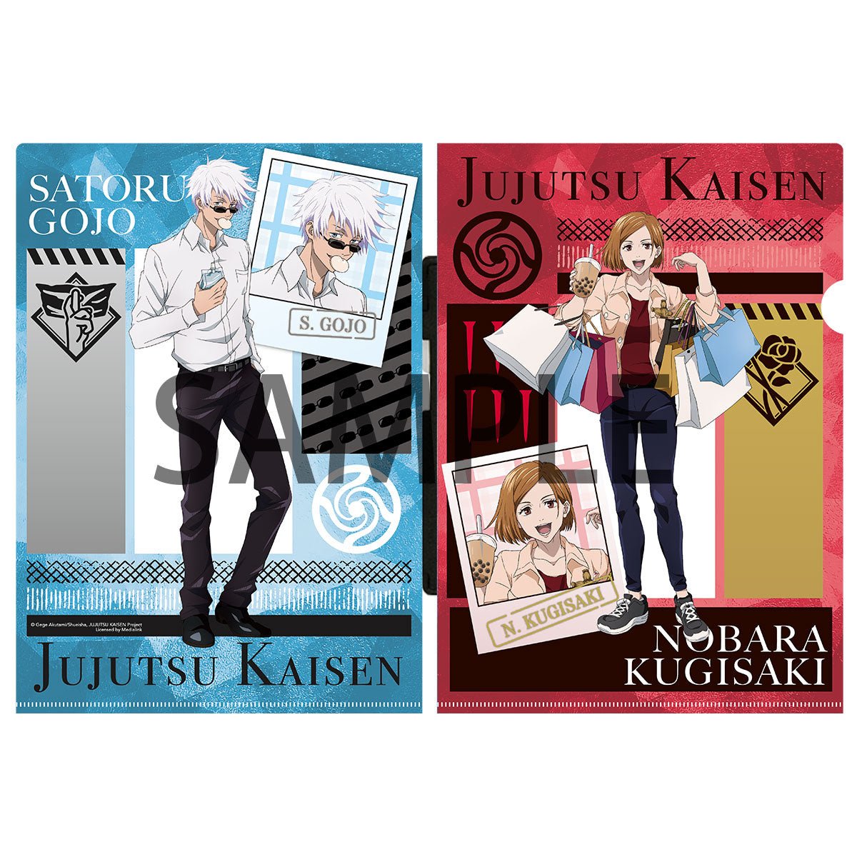 咒術迴戰 A4文件夾 五條悟&釘崎野薔薇 便服 - Microworks ACG