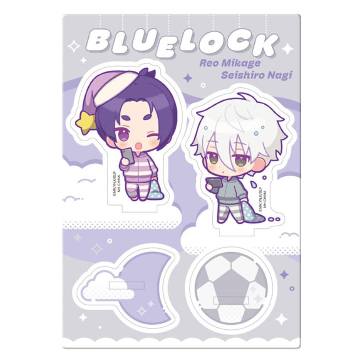 Megahouse [亞克力立牌]《藍色監獄》凪誠士郎 & 御影玲王 - Microworks ACG