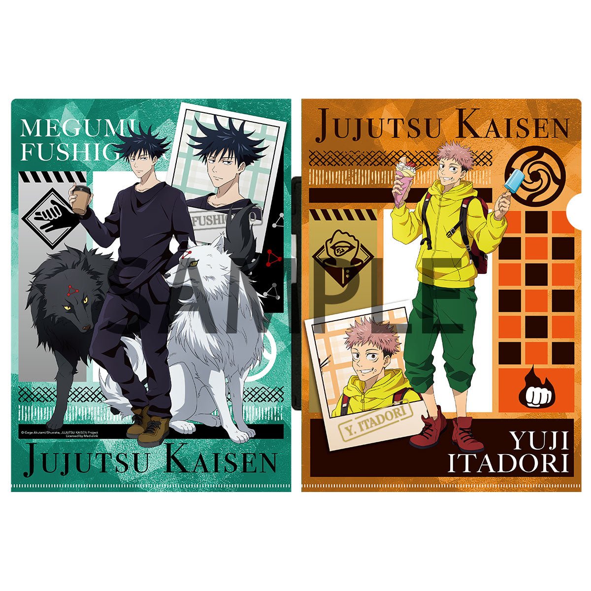 咒術迴戰 A4文件夾 虎杖悠仁 & 伏黑惠 便服 - Microworks ACG