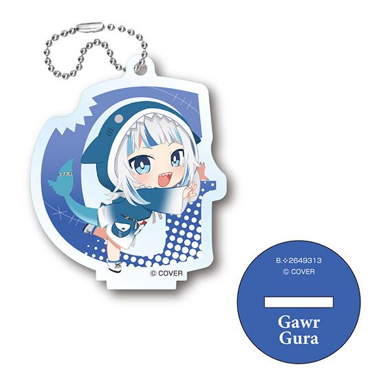 Bandai 扭蛋 HOLOLIVE ENGLISH亞加力膠牌吊飾 - Microworks ACG