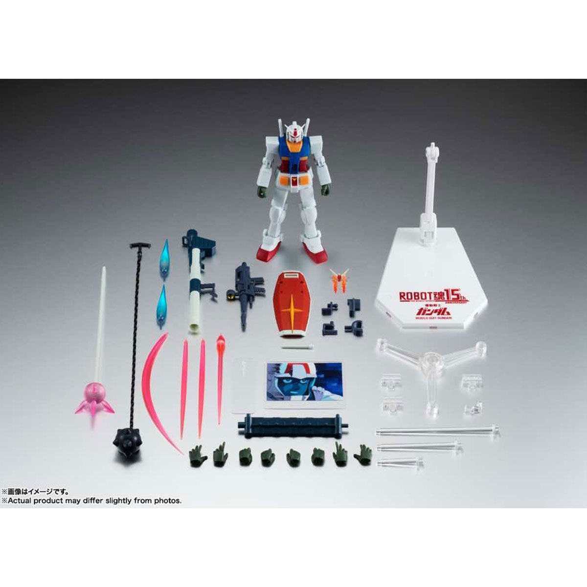 Bandai [ROBOT魂] RX - 78 - 2 高達 ver. A.N.I.M.E. (15周年版) - Microworks ACG
