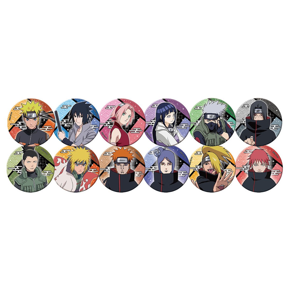 火影忍者動畫20周年 胸章 12款隨機 - Microworks ACG