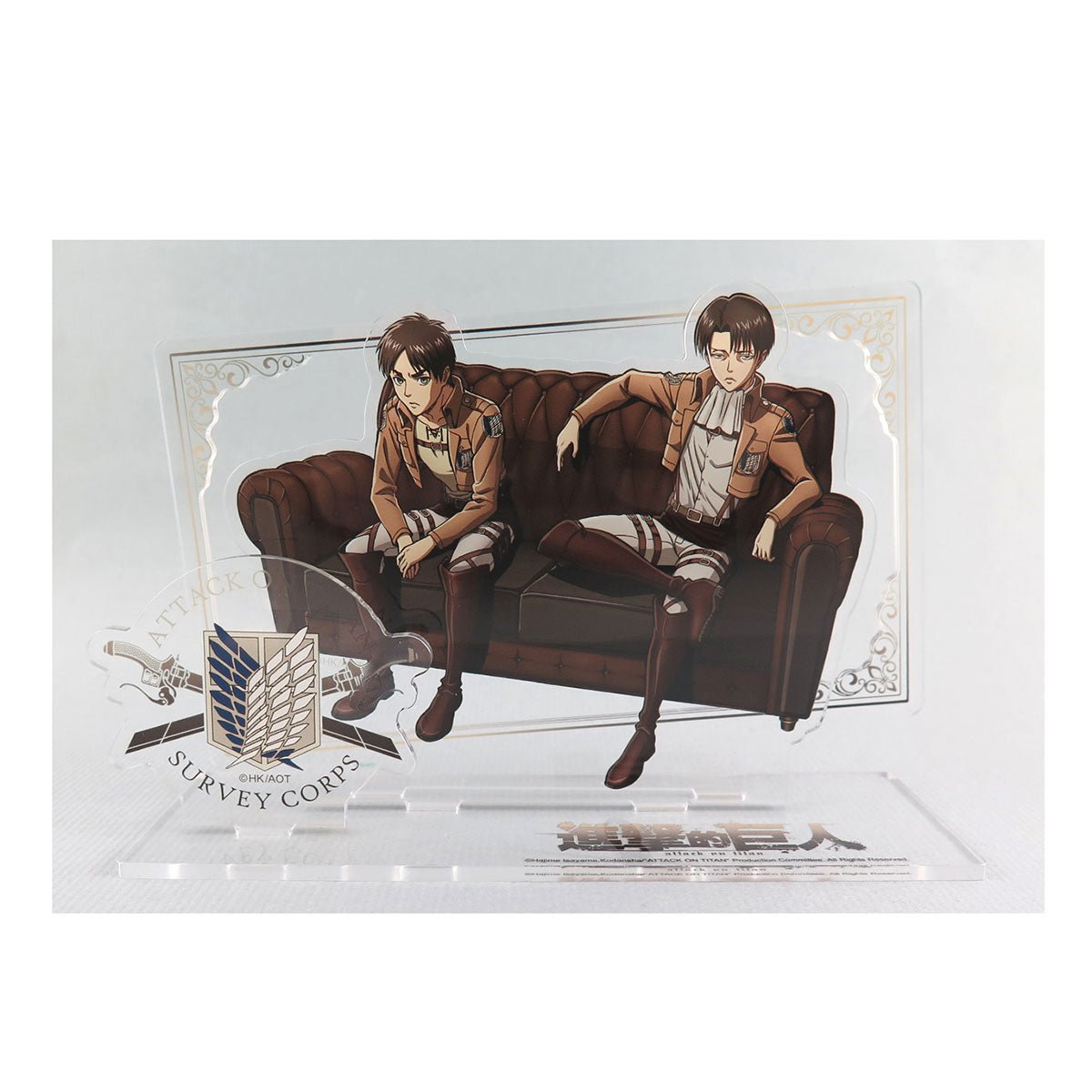 進擊的巨人 壓克力立牌(雙人) B款 艾倫+里維 - Microworks ACG