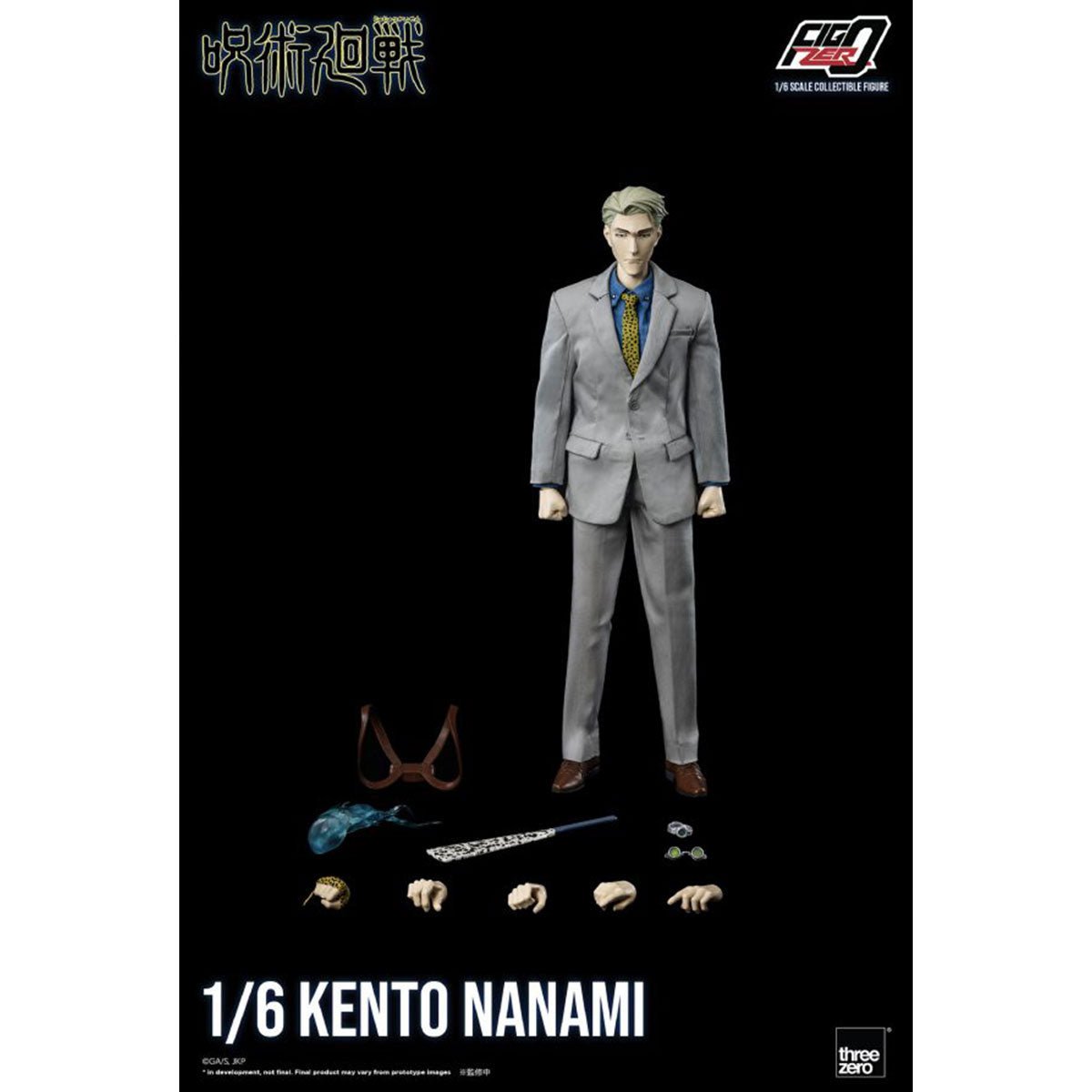 《預訂已截單》threezero 《咒術迴戰》FigZero 1/6 七海建人(Re - issue)《2024年第二季發售》 - Microworks ACG