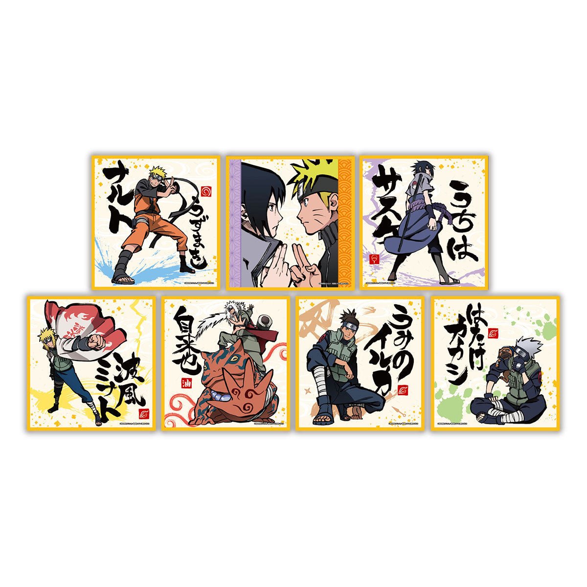 火影忍者動畫20周年 大色紙 7款隨機 - Microworks ACG