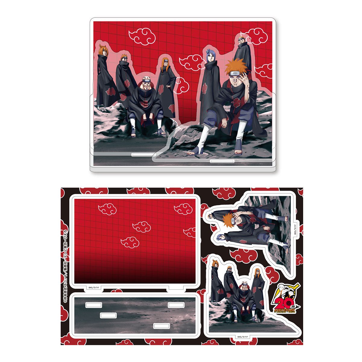 火影忍者動畫20周年 壓克力場景組 曉組織 - Microworks ACG