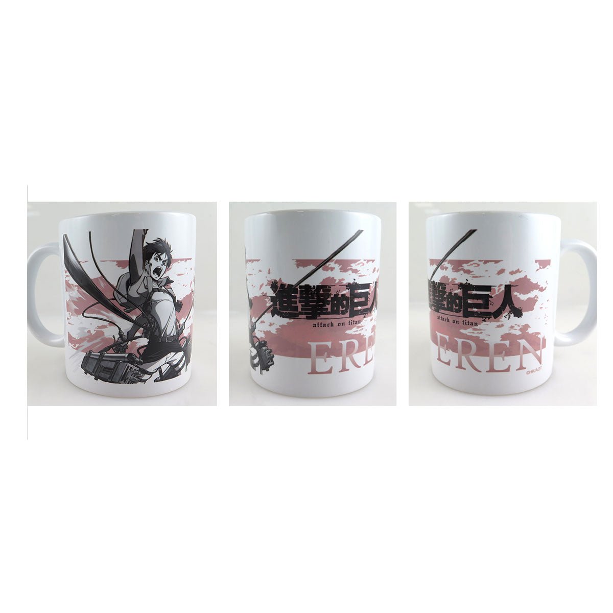 進擊的巨人 陶瓷杯 A款 艾倫 - Microworks ACG