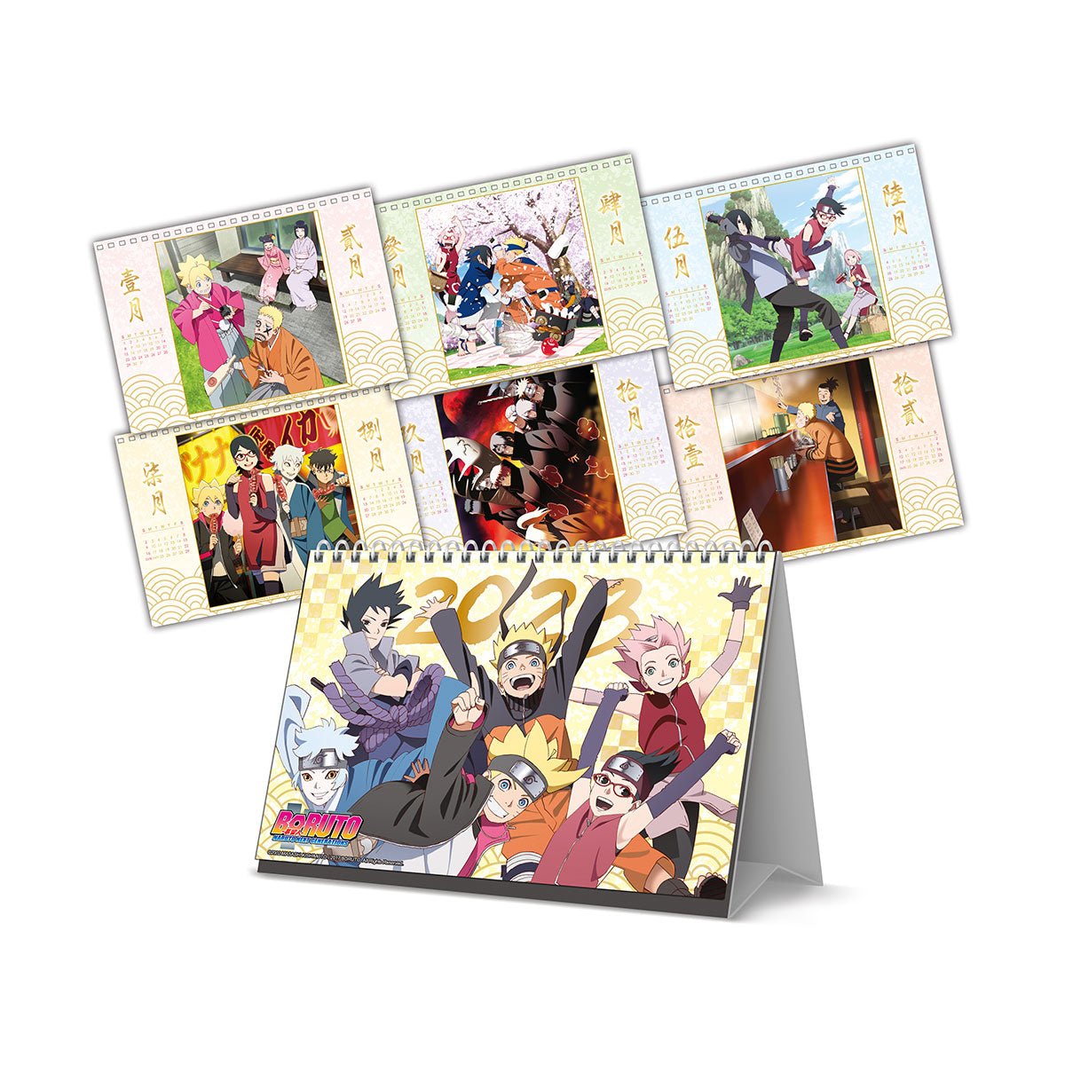 火影忍者動畫20周年 三角桌曆 2023年 - Microworks ACG