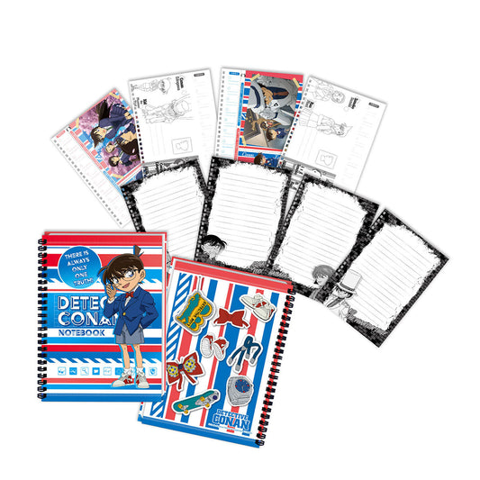 名偵探柯南 A5圈裝筆記本 紅藍白 文具 Microworks Online Store