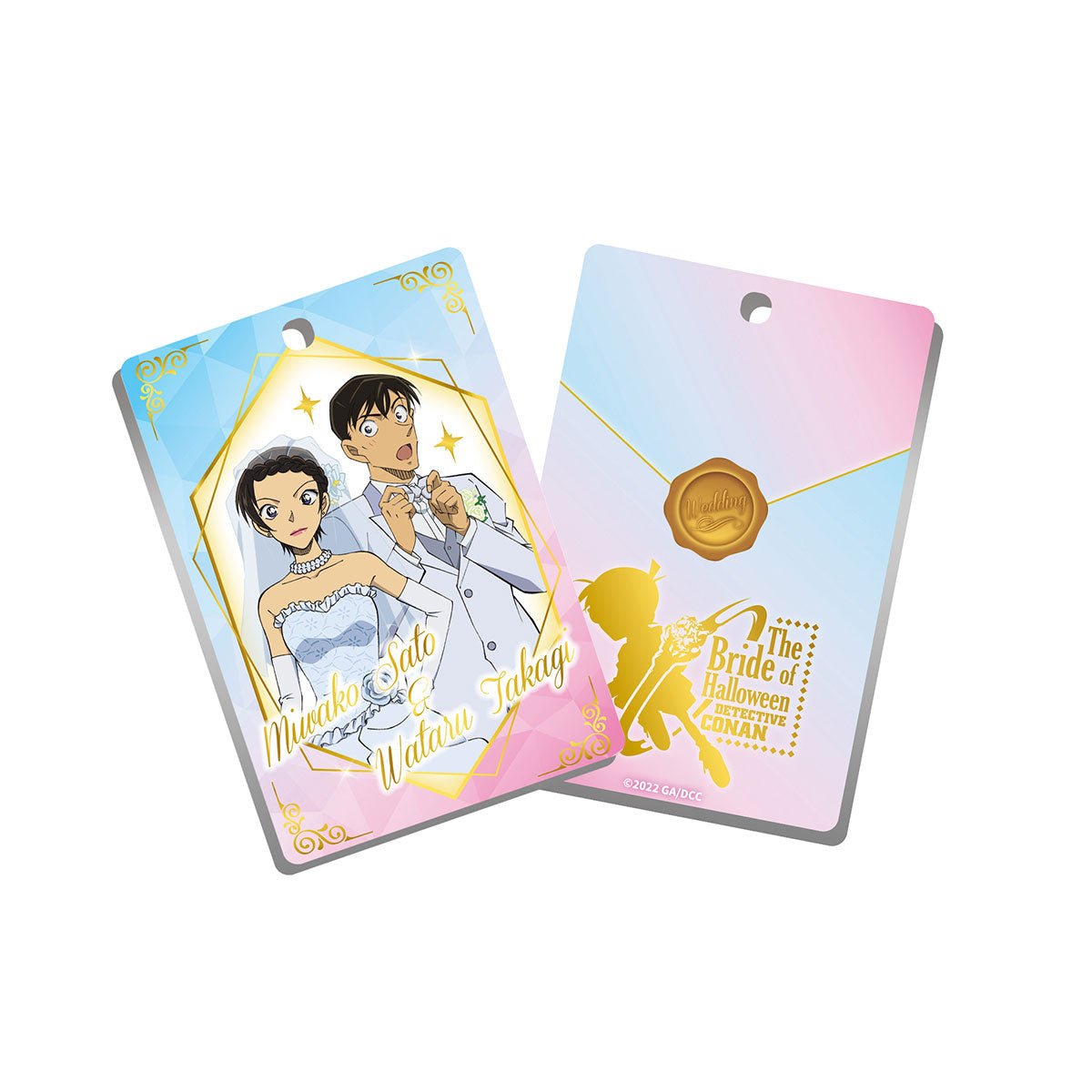 (已絕版) 名偵探柯南：萬聖節的新娘 壓克力卡套 婚禮預告 - Microworks ACG