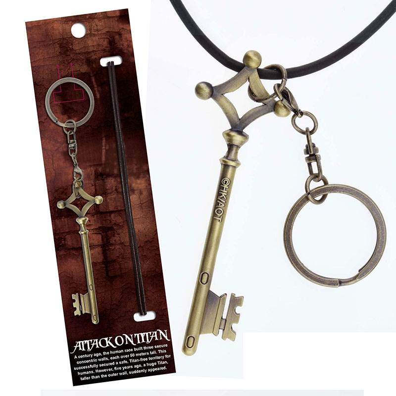 進擊的巨人 艾連鎖匙扣(附皮繩) A款 - Microworks ACG