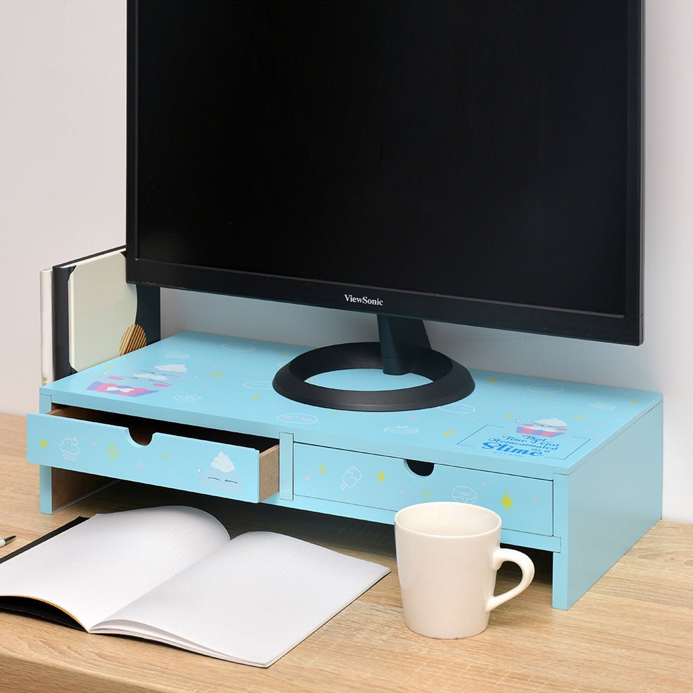 轉生史萊姆 電腦螢幕鍵盤架(抽屜款) A款 - Microworks ACG