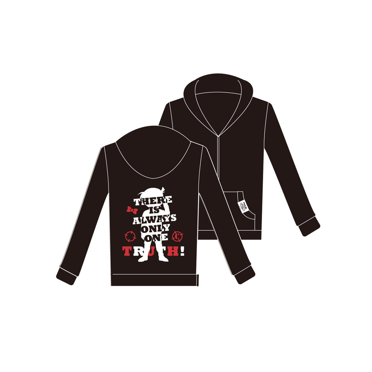 名偵探柯南劇場版 黑鐵的魚影 連帽外套 真相永遠只有一個 - Microworks ACG