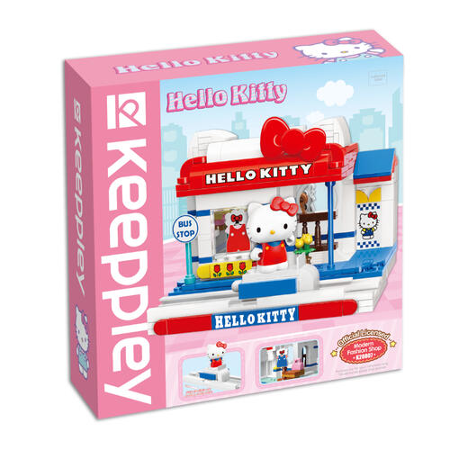 Qman Keeppley Hello Kitty 摩登時裝店 造形積木