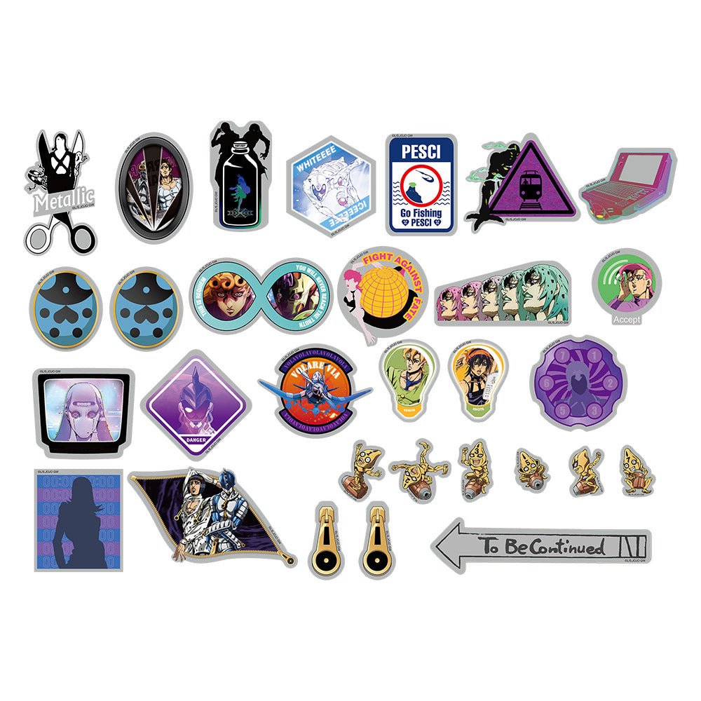 JoJo的奇妙冒險 行李箱貼組 A款 綜合 - Microworks ACG