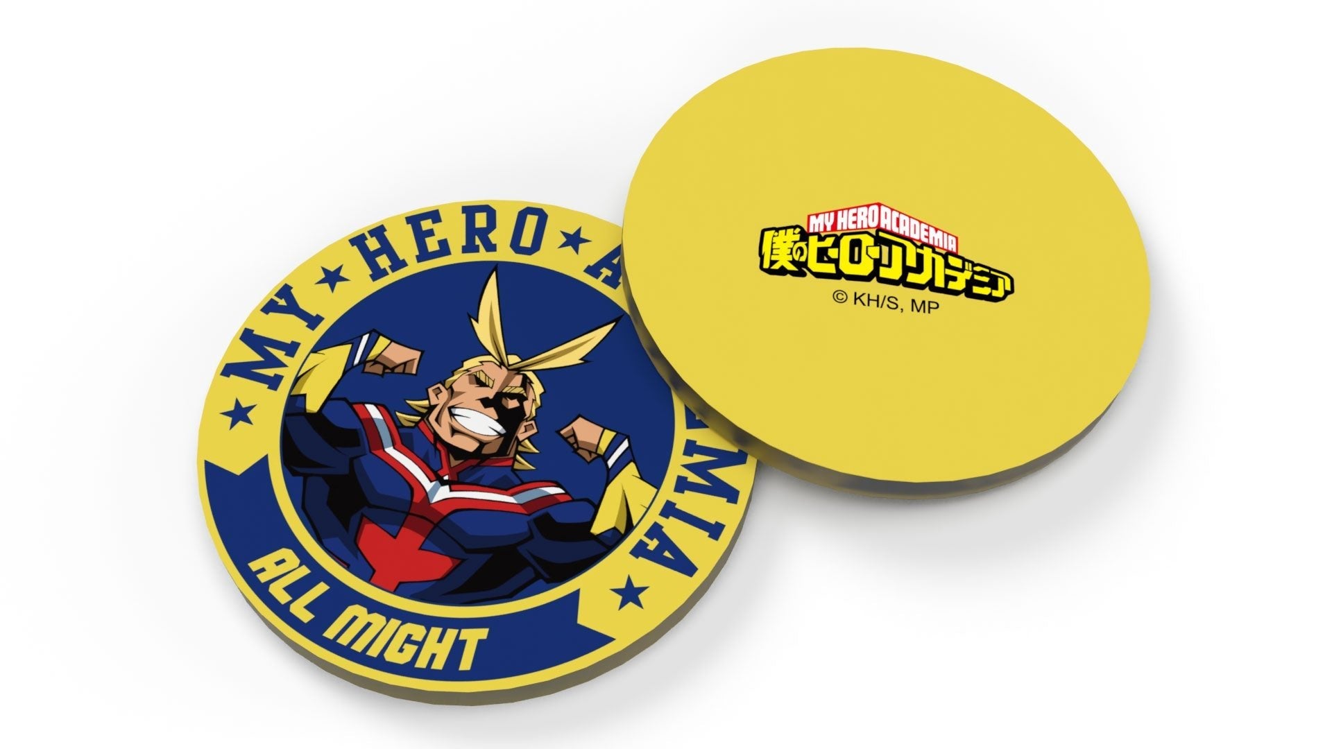 我的英雄學院 Coaster 杯墊 歐爾麥特 - Microworks ACG