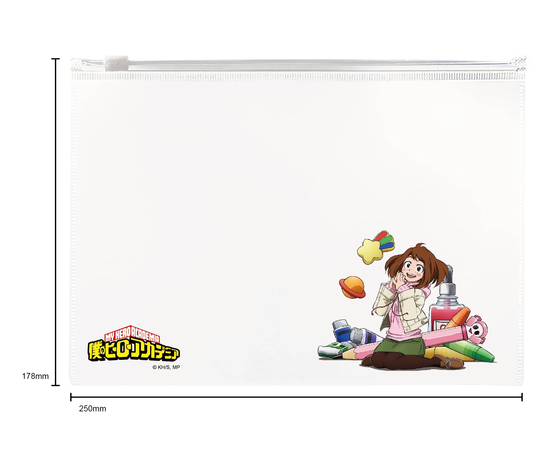 我的英雄學院 Zipper bag 拉鍊袋 麗日御茶子 - Microworks ACG