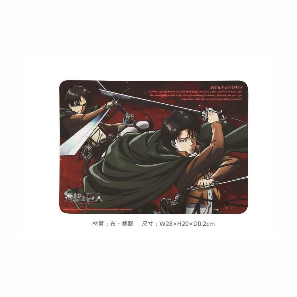 進擊的巨人 電競滑鼠墊 A款（里維） - Microworks ACG