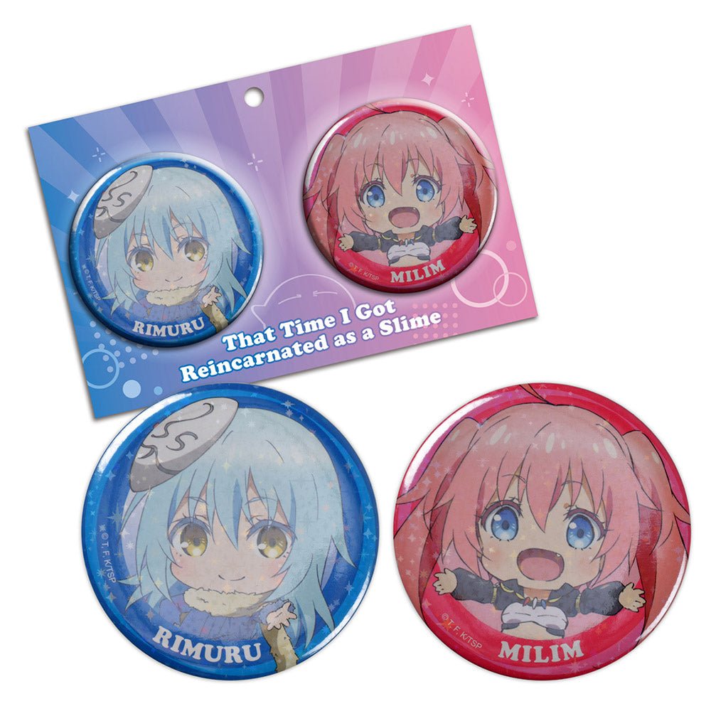 轉生史萊姆 大胸章組(雷射2入) A款 利姆路+蜜莉姆 - Microworks ACG