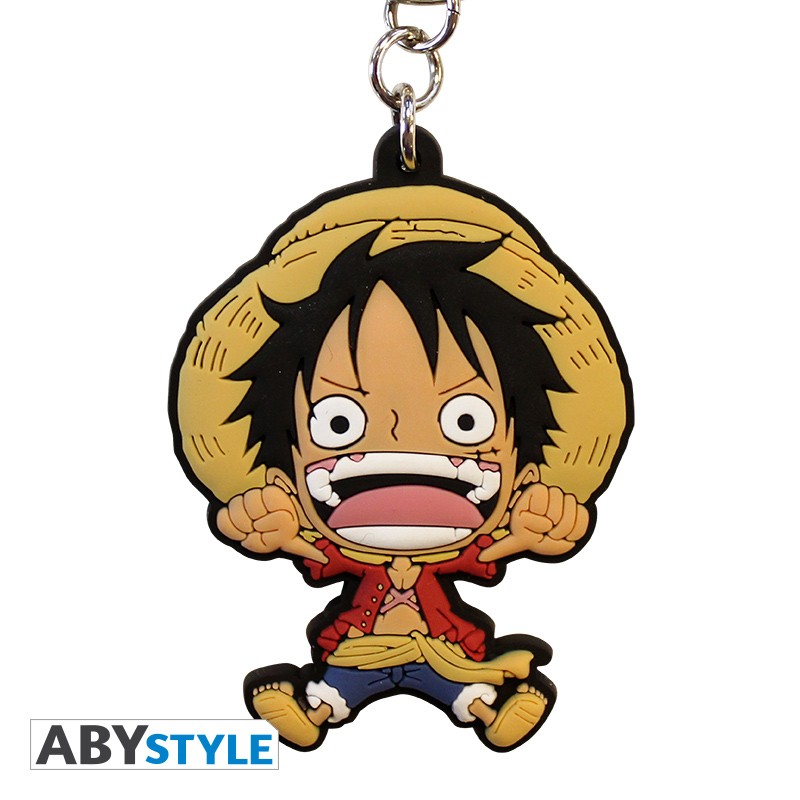 ONE PIECE 海賊王 PVC匙扣 路飛SD