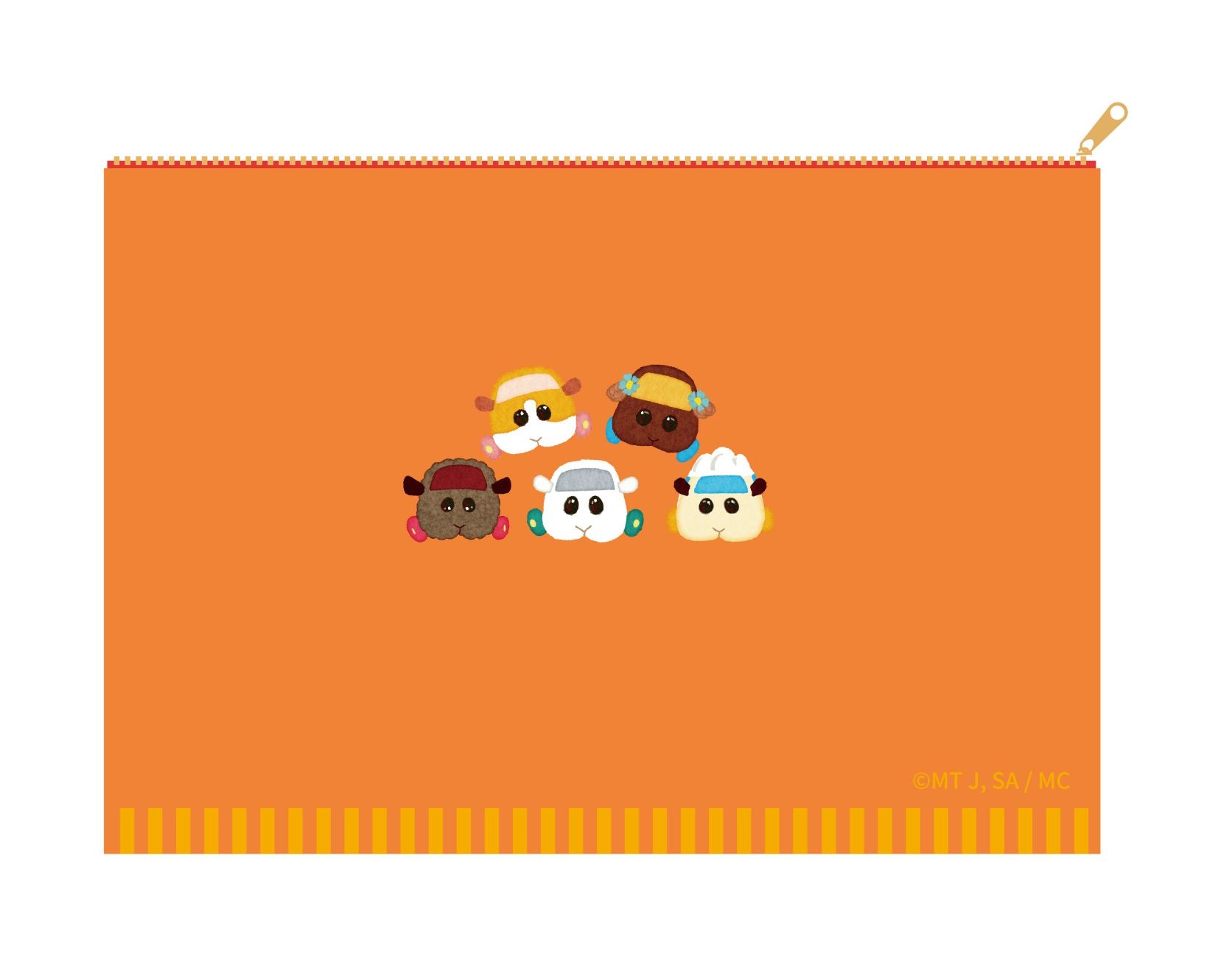 Pui Pui 天竺鼠車車 收納包 - Microworks ACG