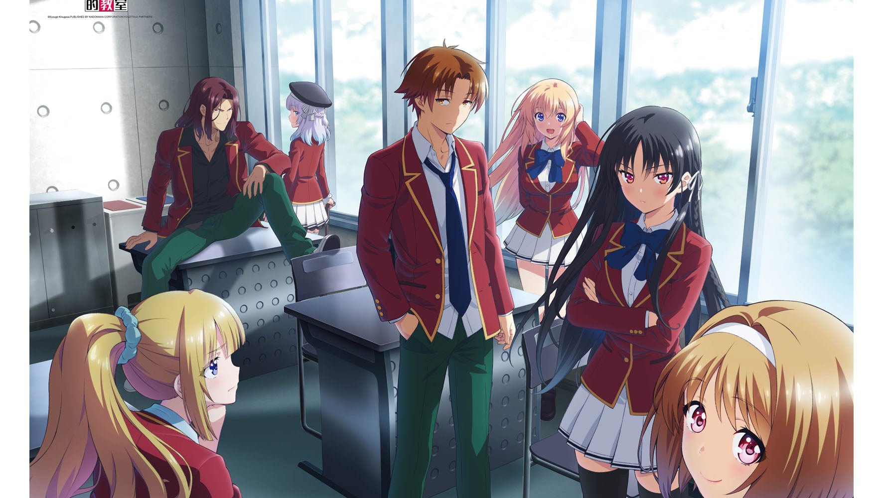 歡迎來到實力至上主義的教室 塑膠海報 A款 - Microworks ACG