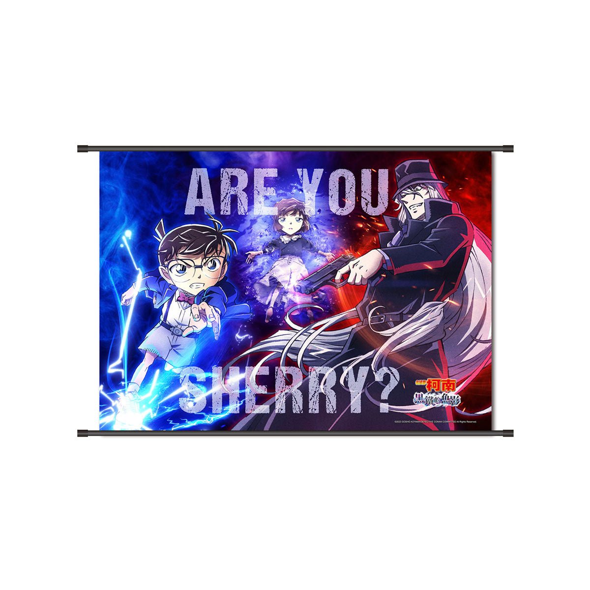 名偵探柯南劇場版 黑鐵的魚影 中型橫式掛軸 雪莉是妳嗎 - Microworks ACG