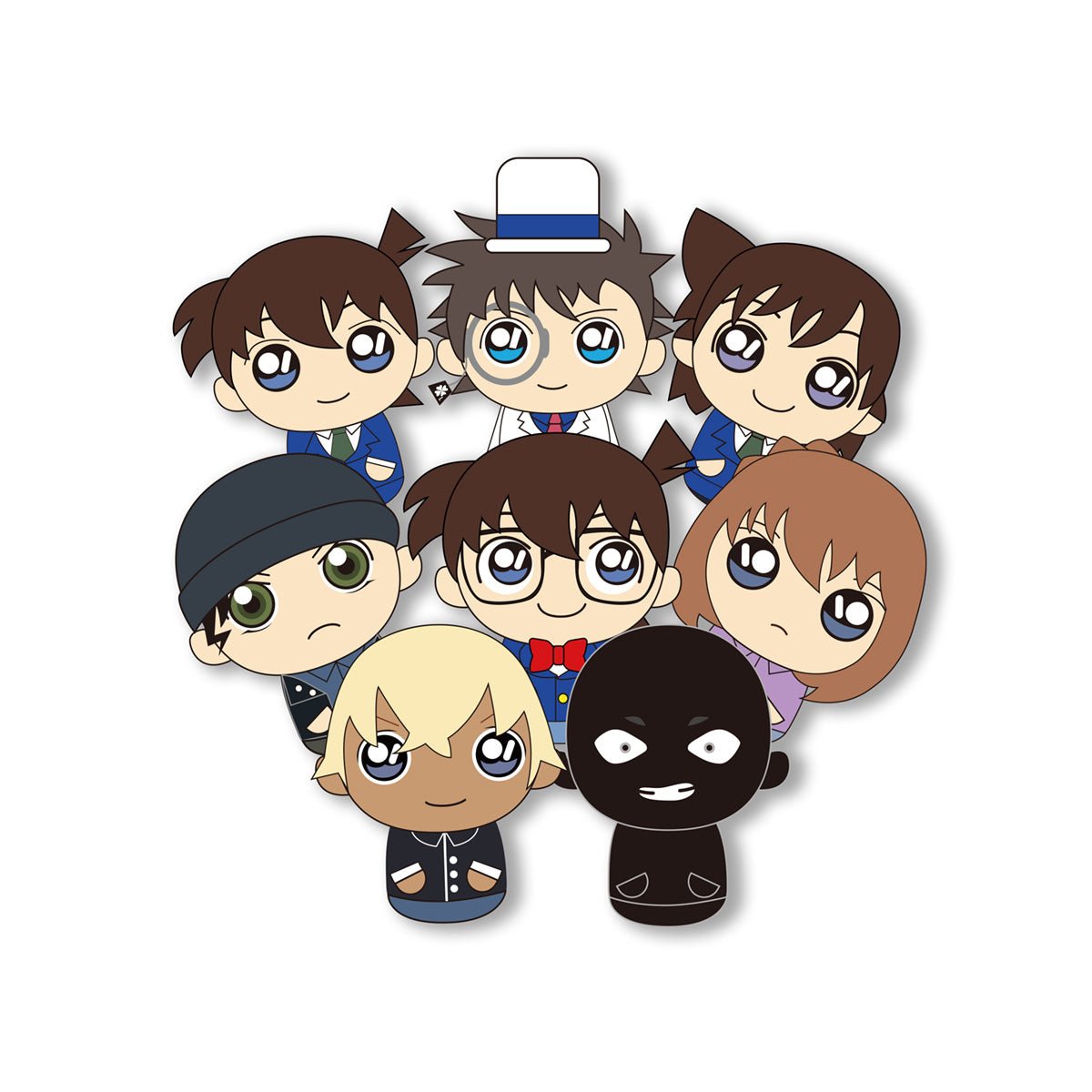 名偵探柯南劇場版 黑鐵的魚影 絨毛吊飾(共9款) 隨機 - Microworks ACG