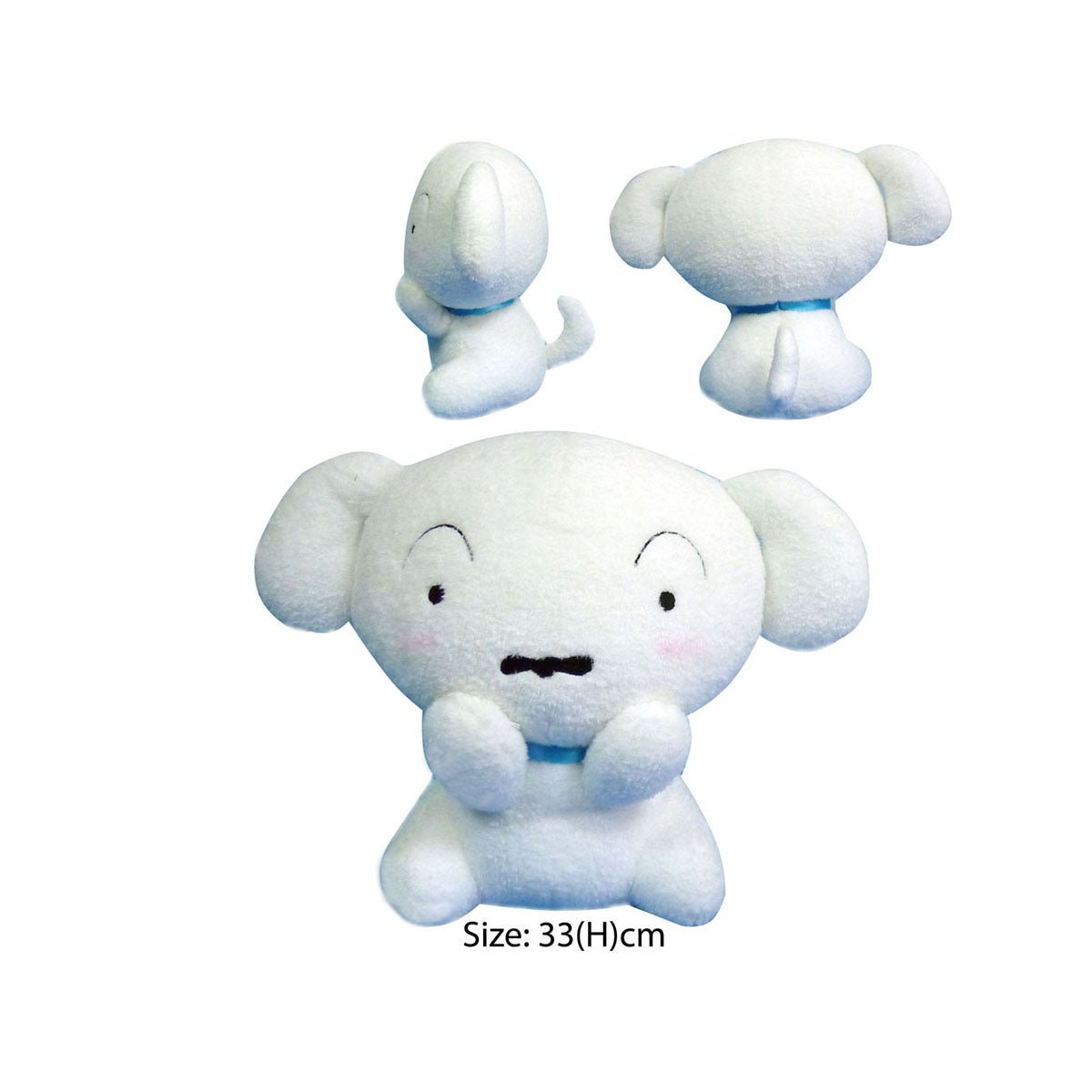 蠟筆小新 13吋 可愛坐姿小白 - Microworks ACG