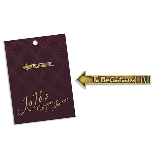 JoJo的奇幻冒險 金屬襟章 A款 未完待續 精品 Microworks Online Store