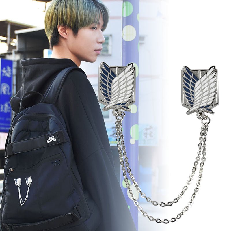 進擊的巨人 徽章(金屬流蘇) A款 調 - Microworks ACG