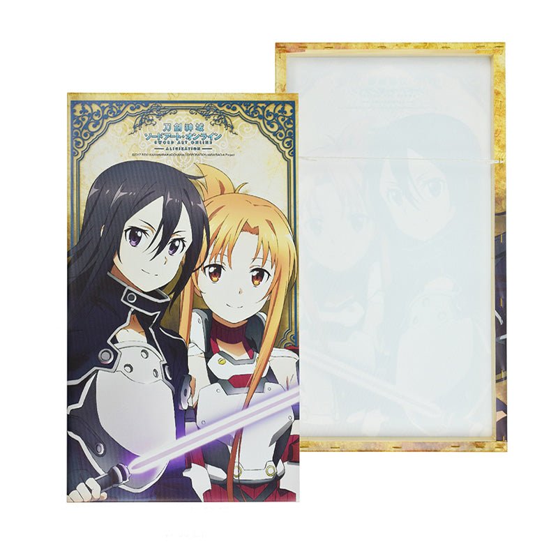 刀劍神域Ⅲ 無框畫(53x30cm) A款 桐人+亞絲娜 - Microworks ACG