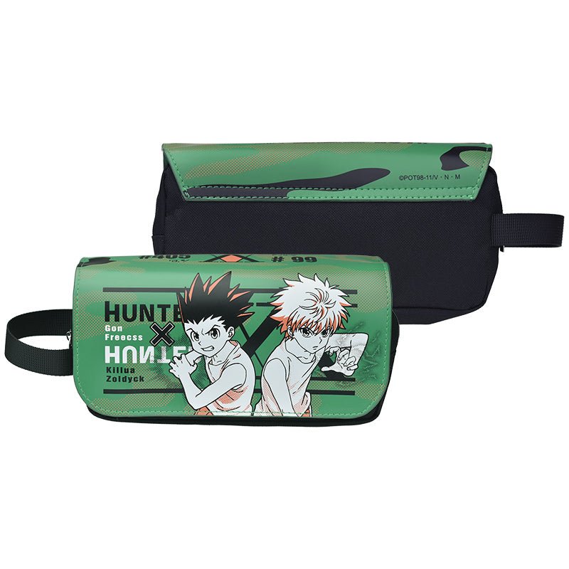 Hunter x Hunter 仿皮筆袋 A款 小岡+基路亞 - Microworks ACG