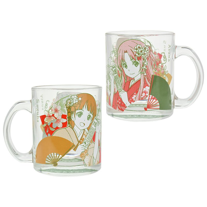 刀劍神域Ⅲ 透明玻璃杯 A款 亞+直 - Microworks ACG