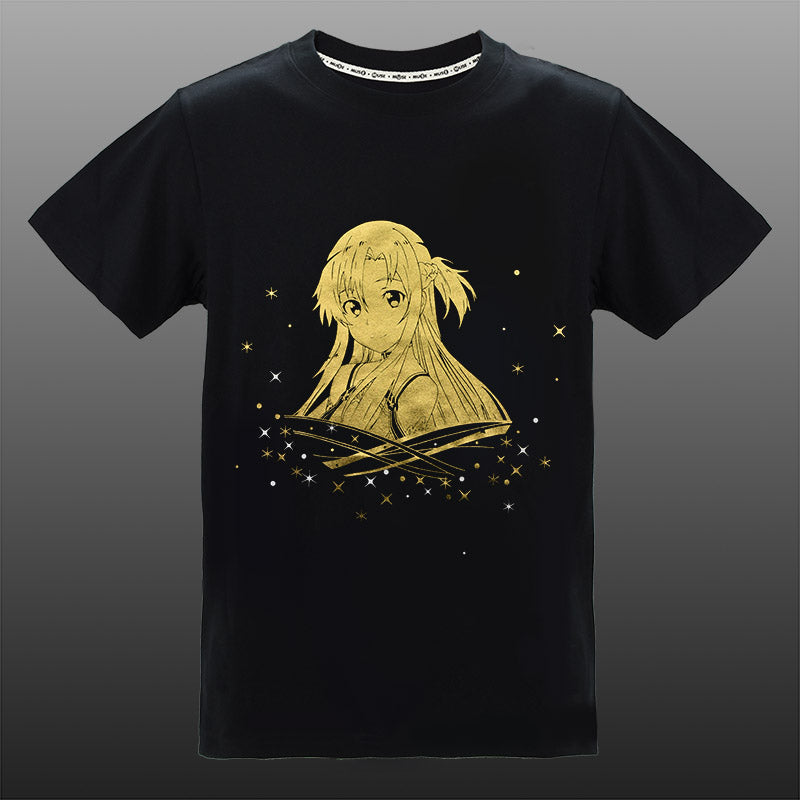 刀劍神域 燙金T-shirt 亞絲娜 服裝 Microworks Online Store