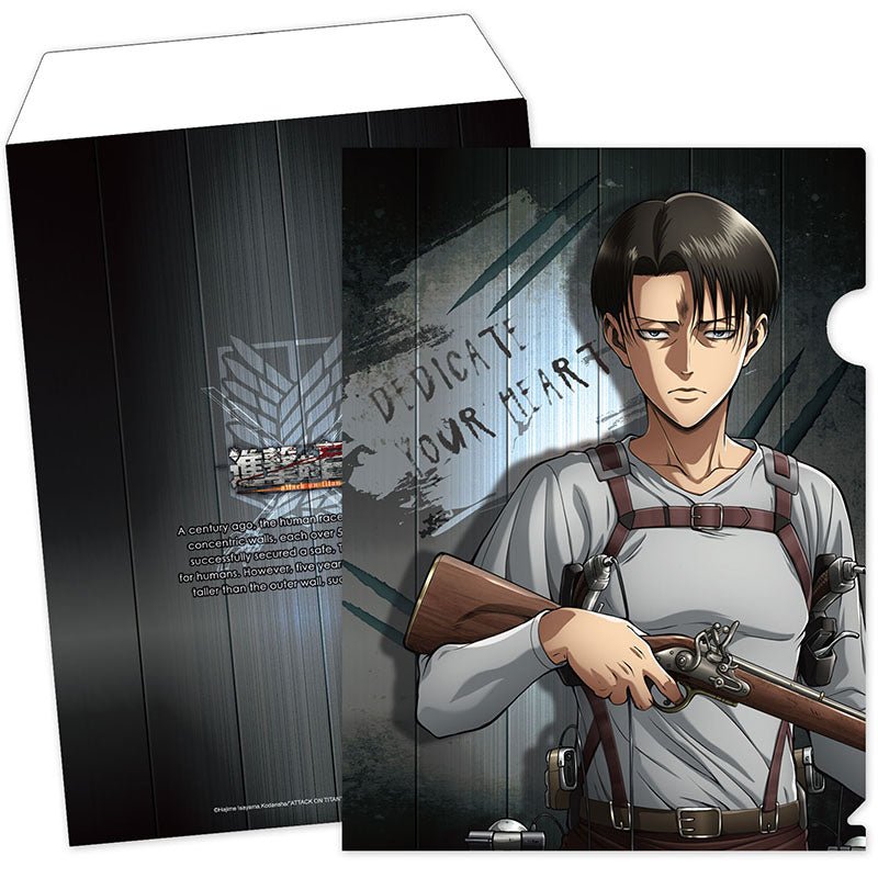 進擊的巨人 A4文件套 F款 里 - Microworks ACG