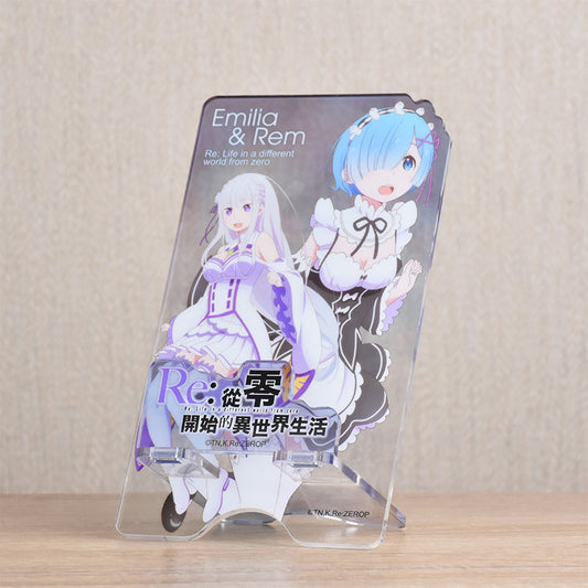 從零開始 手機座枱架 A款 愛蜜莉雅+雷姆 生活家品 Microworks Online Store