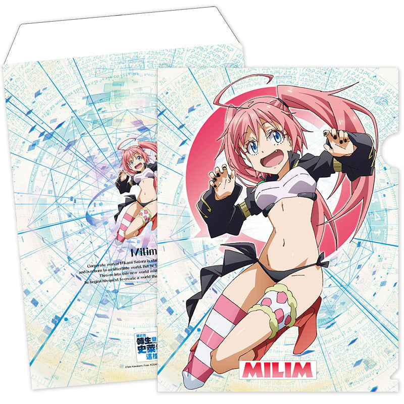 轉生史萊姆 A4文件套 B款 蜜 文具 Microworks Online Store