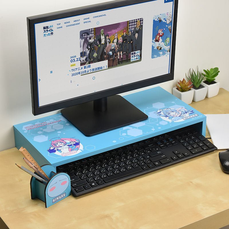 轉生史萊姆 木質筆筒螢幕架(DIY) A款 史萊姆 - Microworks ACG