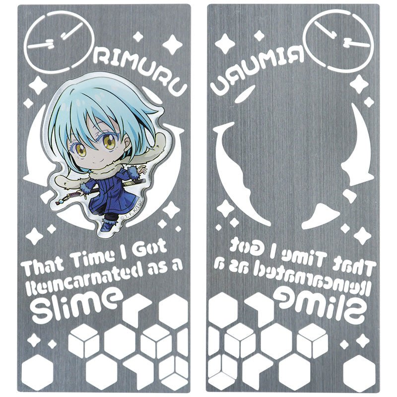 轉生史萊姆 鏤空金屬書籤 A款 利姆路 - Microworks ACG