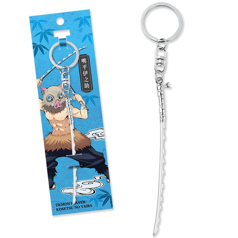 鬼滅之刃 日輪刀鎖匙扣 C款 嘴平伊之助 - Microworks ACG