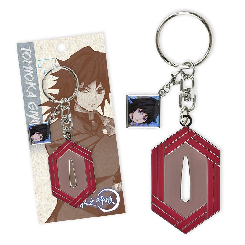 鬼滅之刃 刀鍔鎖匙扣 C款 水柱富岡義勇 - Microworks ACG