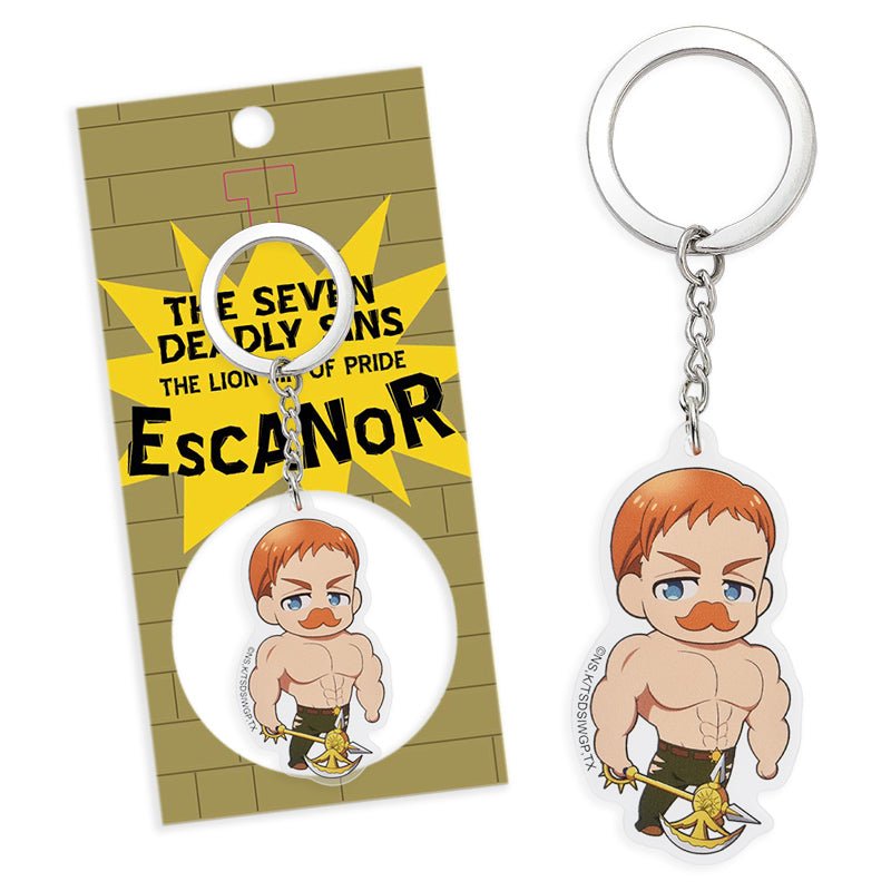 七大罪Ⅲ 鎖匙扣 C款 艾斯卡諾 - Microworks ACG