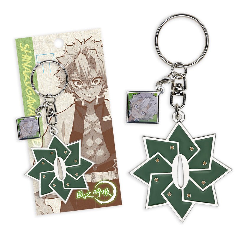 鬼滅之刃 刀鍔鎖匙扣 G款 風柱不死川實彌 - Microworks ACG